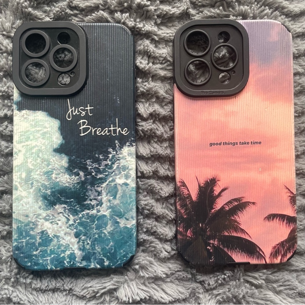 Pair of iPhone 15 Pro Cases